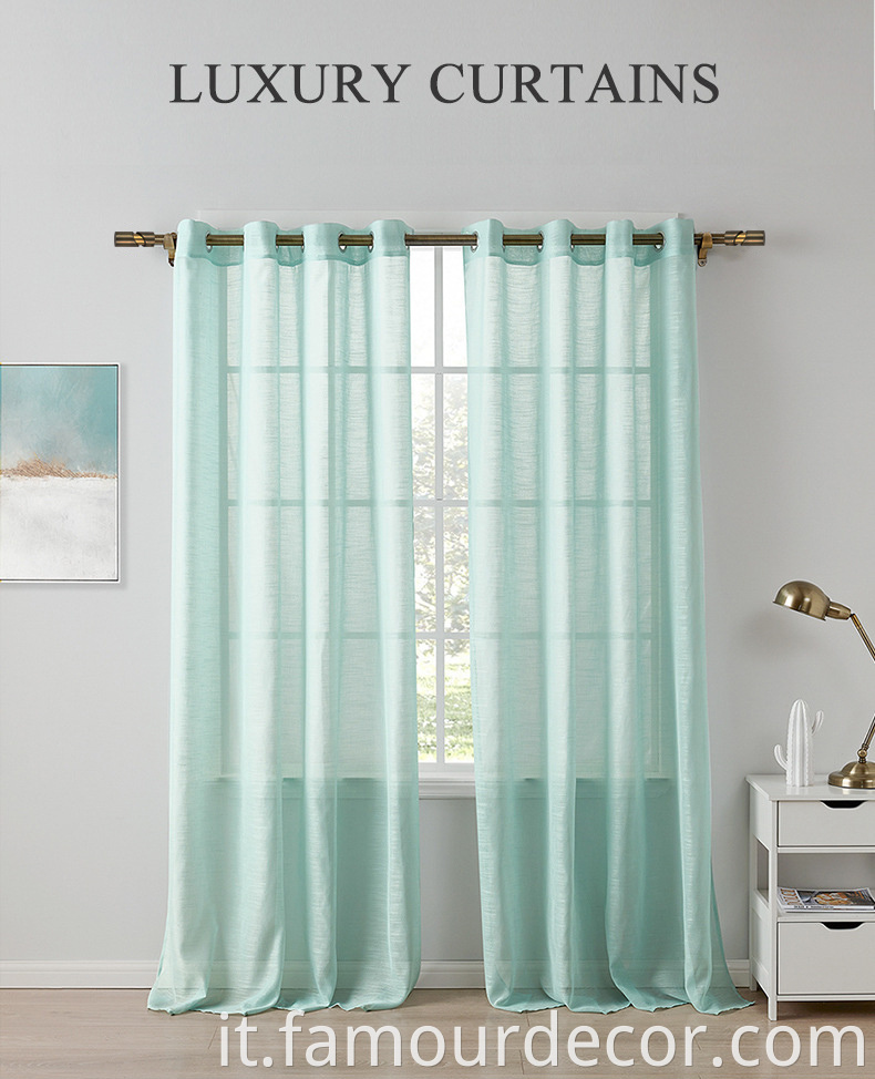 Three Colors Finial Curtain Pole